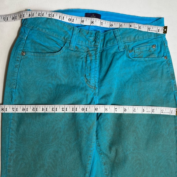 NYDJ SKINNY JEANS COLOR TURQUOISE SIZE 2 - Picture 5 of 9